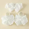 Conjunto de faixas de cabelo para bebê, adereços de cabeça para mesversário de recém-nascido, laço de renda, festa de primeiro aniversário do bebê, caixa de presente de acessório de cabelo de Ano Novo