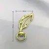 Llavero con Forma de Pluma de Metal Electrochapado con Proceso de Pintura Colgante Accesorio Colgante DIY Hecho a Mano con Movimiento de Resorte