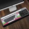 Teclado mecánico de escritorio universal cóncavo-convexo a prueba de polvo película protectora cubierta almohadilla funda protectora película plana