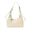 Bolso brillante tipo coreano para axila para mujer, nuevo modelo 2026, alto valor estético, simple y versátil, bolso de hombro y cruzado, bolso pequeño cuadrado de alta gama