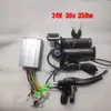 Controlador sin escobillas, Manillar, Manija de freno, Juego de accesorios de modificación para patinete eléctrico 24V/36V350W48V, Patineta