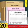 Papel Carbono Personalizado de Duas, Três e Quatro Vias para Recibos de Armazém e Notas de Entrega, e Notas de Pesagem Feitas Sob Medida