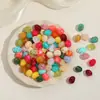 Contas Asimétricas Ovais de Acrílico Maillard Retrô Contas Soltas Para DIY Colar Pulseira Acessórios de Joia Venda por Atacado