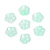 Venta al por mayor 10mm pétalos de vidrio transparente degradado con agujero pasante vidrio flor pequeña diy joyería con cuentas pequeños accesorios florero
