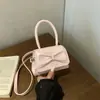 Bolso de Mujer de Lunares 2026 Nueva Moda Lindo Lazo Verano Hombro Único Cruzado de Hombro Pequeño Cuadrado