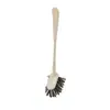 Escova de Limpeza de Cozinha Plástica Multifuncional com Gancho, Escova para Lavar Louça com Cabo Longo, Escova Macia para Panelas Doméstica, Escova para Panelas