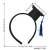 En Stock de Fábrica Nueva Temporada de Graduación Transfronteriza Diadema de Birrete de Licenciatura, Tocado de Birrete de Doctor, Accesorios para Fotos, Accesorios para el Cabello de Decoración de Fiesta