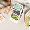 Caja de almacenamiento de escritorio para estudiantes, de gran capacidad, inclinada, para bolígrafos, para varios hogares, con compartimentos para guardar cosméticos y papelería.