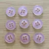 Botones de Resina para Camisa Rosas de 4 Agujeros Perlados Borde Ancho Botones para Lencería de Mujer Botones para Suéter de Bebé 11 mm
