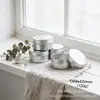 Perfume Sólido Crema Facial Sérum Loción Cosméticos Decantación Portátil Metal Roscado Redondo Caja de Aluminio