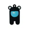 Chaveiro Lobisomem Espacial PVC Silicone Tridimensional Animação Desenho Animado Boneco Chaveiro Pingente de Bolsa Pequeno Presente