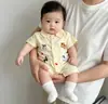 Ropa para Bebés Niños, Mamelucos de Manga Corta, Estilo Delgado de Verano, Ropa de Salida para Bebé Recién Nacido, Ropa de Verano, Ropa de Gateo de Moda