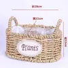 Cesta de picnic cesta tejida bolso de mano mimbre tejido imitación mimbre tejido cesta de flores de mimbre floristería souvenir al por mayor tejido a mano