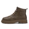 Botas Martin para Hombre Primavera Nuevo Botín de Montaña Retro Estilo Británico de Caña Alta Botines Cortos de Moda para Hombre Suela Gruesa Combinan con Todo