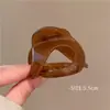 Pinza de tiburón transparente de alta gama y ligera, pinza para el pelo simple y elegante para la parte trasera de la cabeza, accesorio para el pelo versátil para ir al trabajo