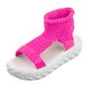 Sandalias de muffin de suela gruesa para mujer, lana, novedad 2022, estilo coreano, sandalias romanas de punta abierta, transpirables, cómodas, sandalias casuales, venta al por mayor