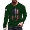 2022 Nueva Camiseta Clásica de Camuflaje de Manga Larga para Hombre Primavera a