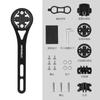 Base de extensión de lámpara de soporte de medidor de código de bicicleta de carretera, marco de extensión integrado de aleación de aluminio, equipo para montar en bicicleta