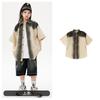 Ropa Hip-Hop Moderna para Niños Traje Hiphop Camiseta Estilo Desolado Holgada para Niños Ropa de Performance Callejera para Niñas