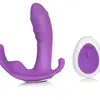 Vibrador de borboleta vestível mais vendido para mulheres para orgasmos intensos, controle remoto sem fio, vibrador adulto multifrequência