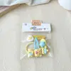 Traje de Accesorios para el Cabello de Oso Amarillo Leche para Niños Anillo para el Cabello de Oso Lindo Alto Valor de Color Dibujos Animados Pinza Lateral para Flequillo Traje