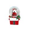 Adornos de Bola de Cristal con Copo de Nieve de Resina, Regalos Artesanales, Bola de Cristal Navideña de Muñeco de Nieve de Dibujos Animados Europeo, Pequeños Regalos