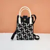 Bolsa de Celular de Tricô de Nicho, Bolsa de Ombro, Bolsa Transversal, Bolsa de Mão da Moda para Passeio, Mini Bolsa Transversal para Celular