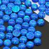 Wuzhou joyería ópalo redondo base plana ópalo liso ópalo ópalo artificial accesorios de ópalo piedra desnuda lote