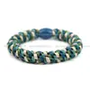 Faixa de Cabelo Trançada Knk Faixa para Cabelo Elástico de Borracha Alta Feminina Grossa e Durável Faixa Básica Rabo de Cavalo Alto Estojo de Couro