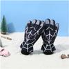 Guantes de esquí de invierno para niños, para exteriores, resistentes al viento, con acolchado de terciopelo y dibujos animados cálidos, para niños y niñas, venta al por mayor