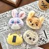 Colgante de Peluche de Dibujos Animados Colgante de Muñeca DIY para Niños Colgante Decorativo para Mochila de Estudiante Llavero Recompensa Pequeño Regalo
