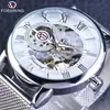 Una generación de relojes Forsining calientes de comercio exterior huecos para hombre relojes mecánicos para hombre relojes para hombre relojes para hombre correa de malla