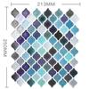 Pegatinas de pared con forma de gota de pegamento de cristal 3D, autoadhesivas, para baño, cocina, resistentes al aceite y a altas temperaturas.