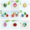 Anillo de Vidrio Colorido Retro Europeo y Americano Ai Yu Banda de Anillo Ajustable Transfronterizo Transmisión en Vivo Venta Caliente Venta al por Mayor S5021511