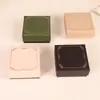 En Stock Nuevo Más Vendido Creativo Borde Estampado en Oro Tapa Caja de Pendientes Textura Escarchada Caja para Pendientes Anillos Collares
