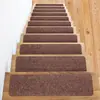 Tapete Antiderrapante para Escada, Silencioso, Espessado, Lavável à Máquina, Reutilizável, Autoadesivo Sem Cola para Degraus de Escada
