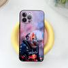 Capa de celular esportiva com capacete bonito para iPhone15 Super-Combustion Racer