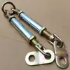 Suspensión de tractor cremallera cadena de tracción gruesa máquina sembradora abonadora pequeña de cuatro ruedas varilla de tiro de cadena de posicionamiento trasero accesorios de cadena