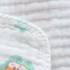 Toalla de saliva bebé recién nacido algodón gasa cuadrado pequeño borde envolvente toalla de bebé toalla facial para niños clase a en stock