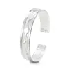 Transmisión en Vivo Transfronteriza Venta al por Mayor Grabado Retro Simple Relieve Sutra del Corazón Pulsera para Hombres y Mujeres Moda Personalizada Pulsera con Lema en Sánscrito