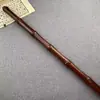 Bastão de bambu vermelho chifre de rinoceronte bastão de fitness bastão de artes marciais bastão de jogo bastão redondo de chicote