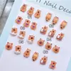 Arte de Uñas DIY Resina Encantos de Dibujos Animados Estilo Japonés Lindo Color Maillard Decoración de Uñas Capibara de Dibujos Animados