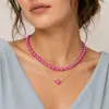 Collar retro francés de estilo simple, cadena para la clavícula de doble capa con diseño de nicho de lujo ligero, collar de perlas de alta gama