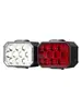 Juego Combinado de Luces para Bicicleta, Luz de Alta Brillez para Bicicleta de Carretera con Larga Duración de Batería, Soporte Desmontable, Luz de Advertencia para Bicicleta de Montaña, Luz Trasera para Ciclismo