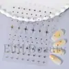 Nuevas Pegatinas para Uñas de Invierno Ins Elementos Dorados y Plateados de Estrella Luna Sol Constelación Universo Planeta Respaldo Adhesivo Pegatinas para Uñas
