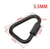 Mosquetón de Acero Inoxidable 304 en Forma de Calabaza Anillo Colgante para Exteriores Columpio Gancho Cuadrado para Puerta Transfronterizo En Stock Venta al por Mayor