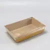 Caixa Descartável Quadrada para Frutas, Caixa de Embalagem Transparente Espessada para Frutas e Vegetais, Caixa de Embalagem Azul para Frutas Picadas (Morangos, Passas) com Tampa