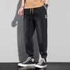 Jeans Masculino de Outono e Primavera para Comércio Exterior Versátil Tendência Perna Afunilada Cordão Elástico Cintura Elástica Calças Casuais Masculinas Jovens