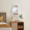 Espejo de tocador de escritorio con forma de nube, espejo de maquillaje irregular simple para colgar en la pared, espejo decorativo francés al por mayor
