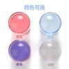 Suministros para uñas al por mayor, sello de silicona transparente para uñas, cabezal de impresión totalmente transparente de 3,8 cm con tapa, herramientas de impresión DIY